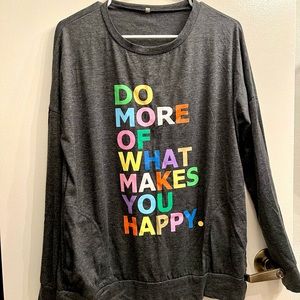 Quote long sleeve shirt